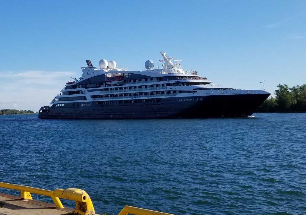 Very large luxury cruise ship