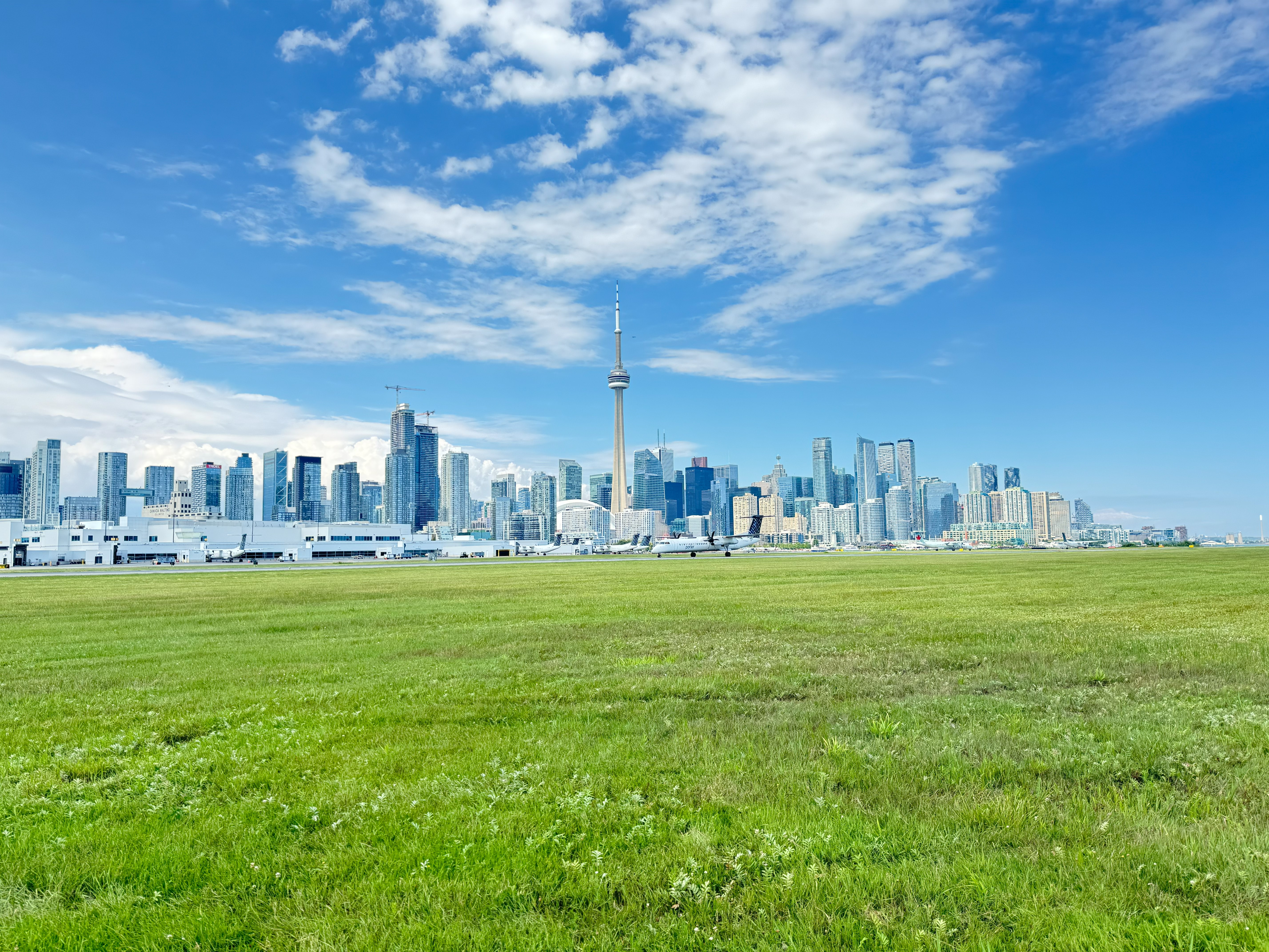 Airfield at Billy Bishop Toronto City Airport.