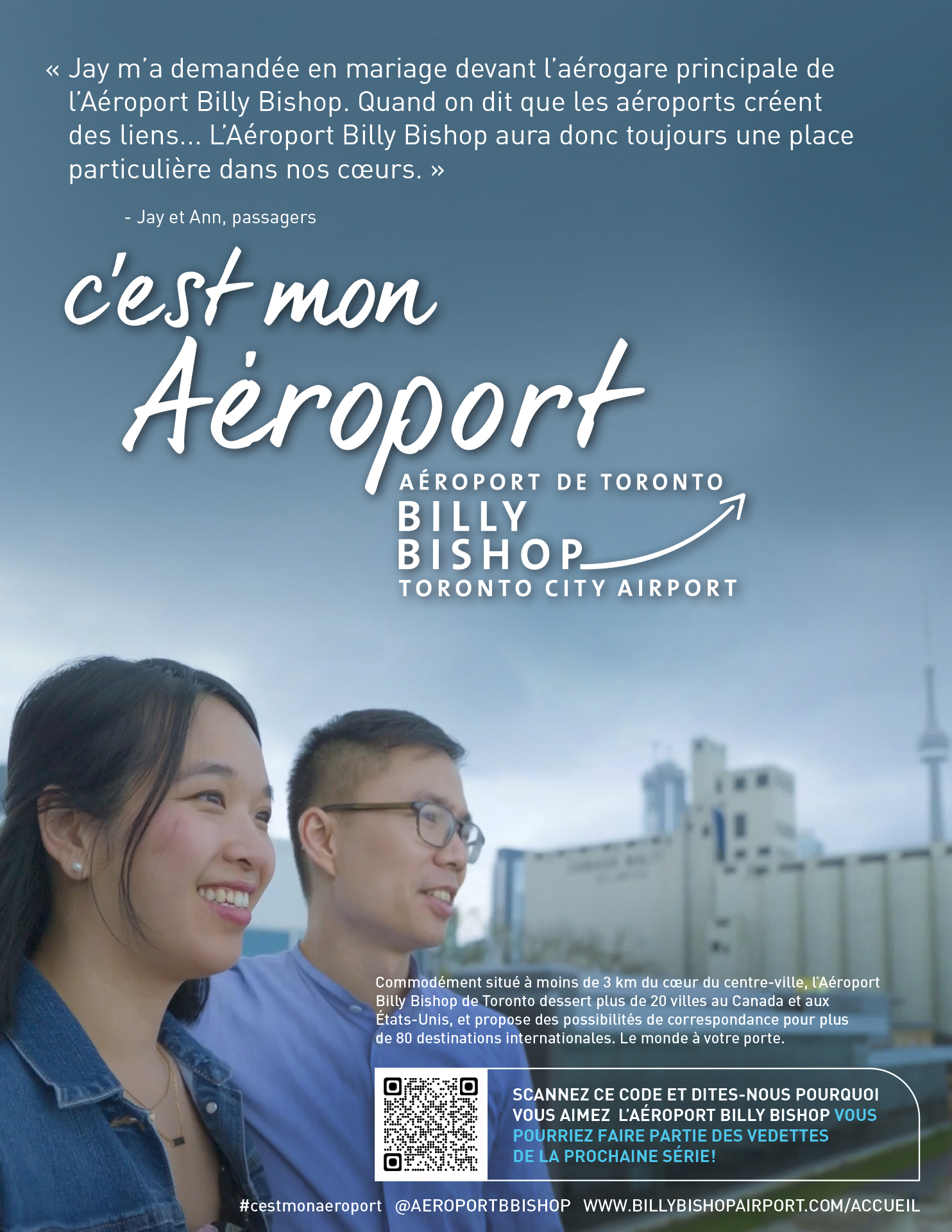 Campagne de l’Aéroport Billy Bishop : Ann et Jay